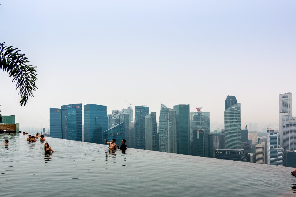 Piscine marina bay sands 7
