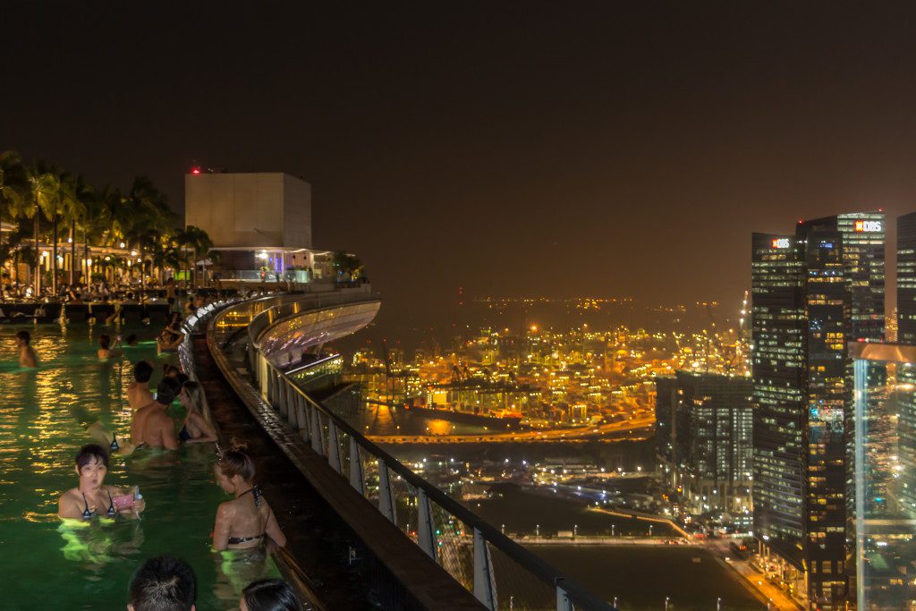 Singapour piscine Marine Bay Sands