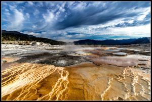 De Mammoth Hot Springs vers Butte.