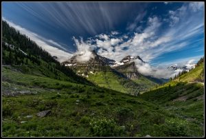 Le parc national des glaciers.