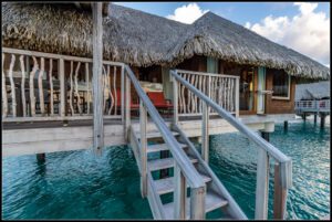Pilotis à Bora Bora