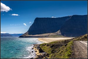 De Latrabjarg vers Isafjordur.