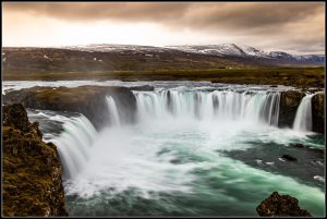 La cascade Godafoss.