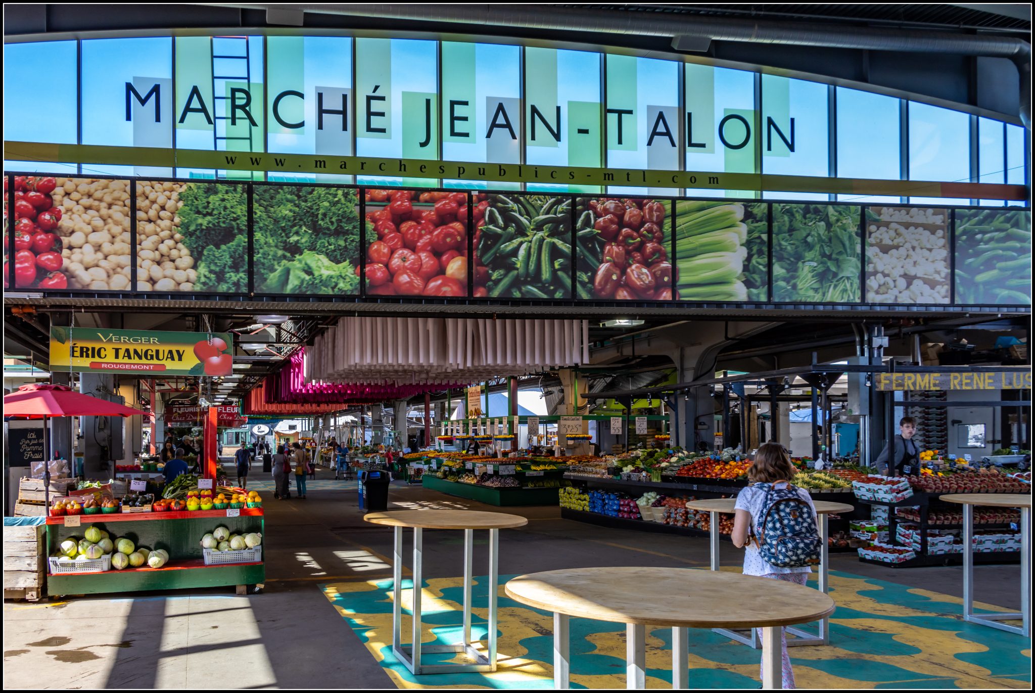 Montréal Le marché Jean Talon.