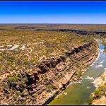 Kalbarri vu d'en haut.
